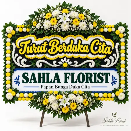 Papan Bunga Duka Pekalongan